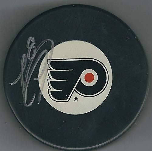 Hokejaški pak s autogramom Niklasa Grossmana Philadelphia letači - NHL Pakovi s autogramima