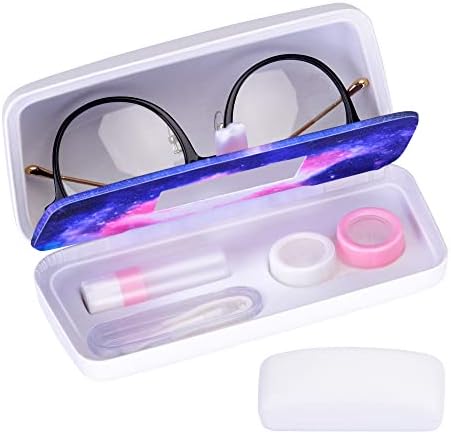 Kućište i naočale za kontaktne leće, 2 u 1 dvostrano kontaktno kućište s ogledalom, pincetom, uklanjanjem i bočicom za kontaktnu otopinu