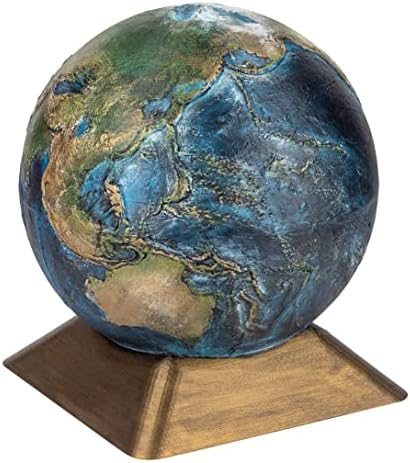 Globe urna za ljudski pepeo, urna u stilu globusa, globus kremiranje urn, urna svjetska globus, urna urna, umjetnički globus, ukrasni