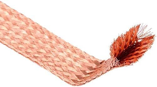 5M/16,4 ft bakreni pleteni ravni kabel visoka fleksibilnost goli pleteni omotač Mesingana žica za uzemljenje Mesingana žica
