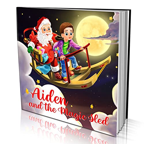 Personalizirana knjiga priča iz Mac-a - čarobne saonice - za djecu u dobi od 2 do 8 godina-priča o tome kako vaše dijete gradi čarobne