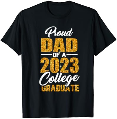 Muški ponosni tata majice majica s diplomiranim diplomiranim majicama 2023 fakulteta