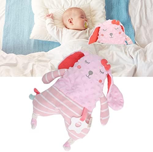 FDIT ružičasta životinja zec snuggler lovey pokrivač bebe sigurnosti pokrivač umirujuća lutka punjena sigurnosna deka igračka za bebe