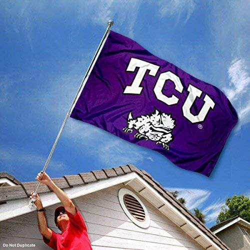 Texas Christian University 3x5 Flag i USA 3x5 set zastava