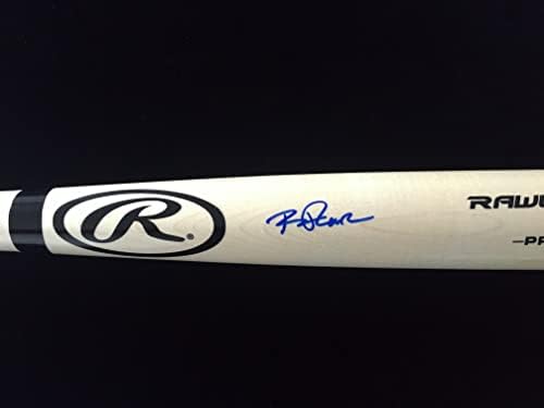 Brennen Davis Iowa Slugger potpisao je autografski plavokosi Rawlings Pro Baseball Bat s Beckettom Rookie Coa