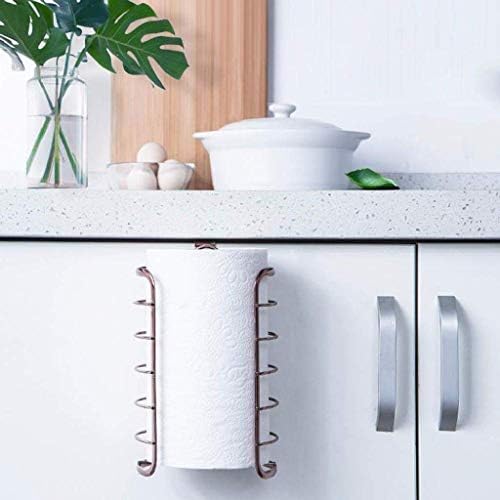 WSZJJ Metalni držač za toaletni papir - Metalni papirnati držač ručnika, slobodno stojeći žičani papirni ručnik za kuhinju, kupaonicu,