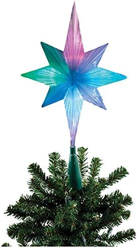 Brite zvijezda Betlehem Star Tree Topper, Multi Slučajna boja mijenja se