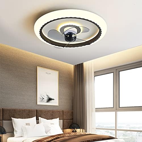 Omoons ventilator luster, obožavatelji s stropnim svjetlima za spavaću sobu 3 Speed ​​Kids Tihi ventilator s daljinskim upravljačem