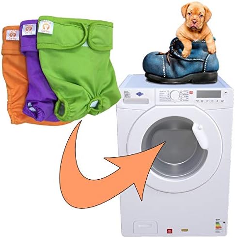 Maženje je brižne pseće pelene za pranje i višekratnu upotrebu ženskih i muških psećih pelena Materijali Izdržljiva otopina za pranje