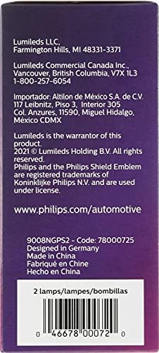 Philips Automobilska rasvjeta 9008 NightGuide Platinum Nadogradnja žarulja prednjih svjetala, pakiranje od 2