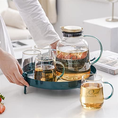 N/a nordijski stakleni čaj set vode šalica šalica kuća za domaćinstvo set dnevni boravak pitka voda čaj čaj čajnika kompletan set