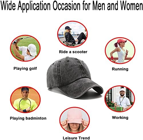Novitna bejzbolska kapa za muškarce žene, podesivi snapback šešir opremljeni ljetni kamiondžija tata šeširi cool traper kape za ribolov
