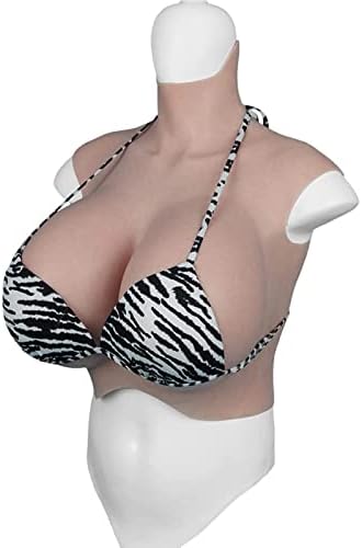 Crossdressing odjeća mužjak do ženskog tamno smeđe silikonske oblike dojke izgledaju vrlo realni silikon napunjen c šalica