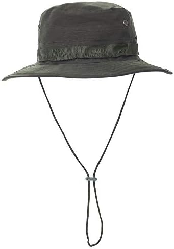 Toptie Custom Boonie Bucket Sun Hat Ljetni vanjski ribolovni kapica s bradom i naramenicama