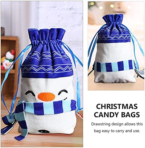 Galpada božićni ukrasi 3pcs božićni festival poklon vrećice xmas u boji sadašnje torbe
