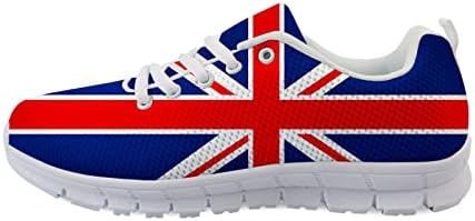 Owaheson Velika Britanija zastava muškaraca trče lagane prozračne ležerne sportske cipele modne tenisice za hodanje cipelama