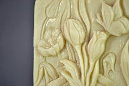 Tulipanski silikonski kalup za izradu sapuna, svijeću, smola, glinu, žbuku i drugi cvijet zanata