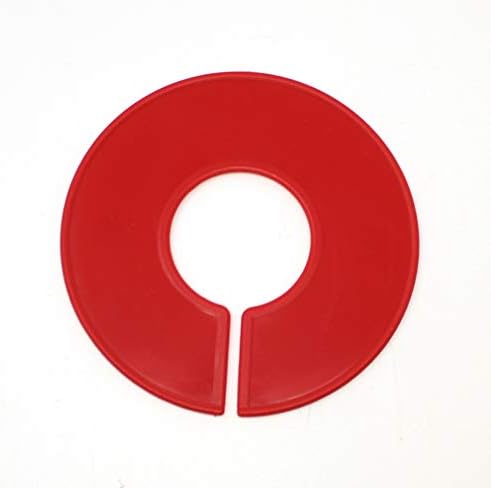 JSP Manufacturing Crvena okrugla plastična prazna razdjelnici veličine stalka - Multi -Pack
