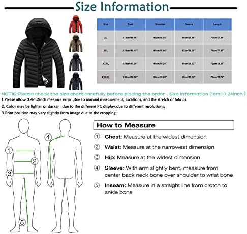 FSAHJKEE muške jakne s patentnim zatvaračem, jesenske i zimske odjeće s kapuljačama s kapuljačom s kapuljačom solidne boje jakna
