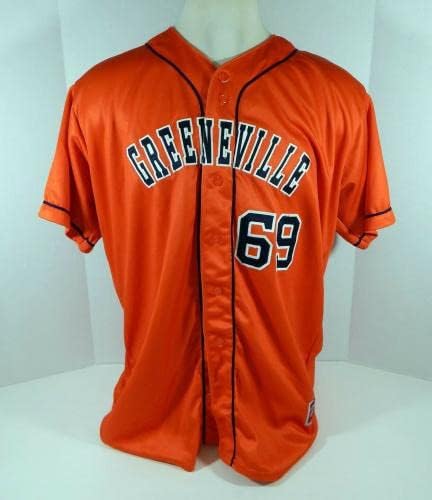 2017 Greeneville Astros 69 Igra korištena Orange Jersey DP08084 - Igra korištena MLB dresova