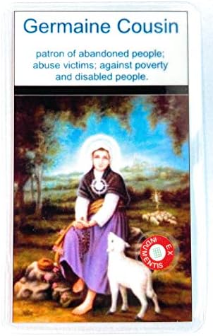 Relic Card 3. klasa Saint Germaine rođak Rođak pokrovitelj napuštenih ljudi zlostavljanja žrtava protiv siromaštva invaliditeta s invaliditetom