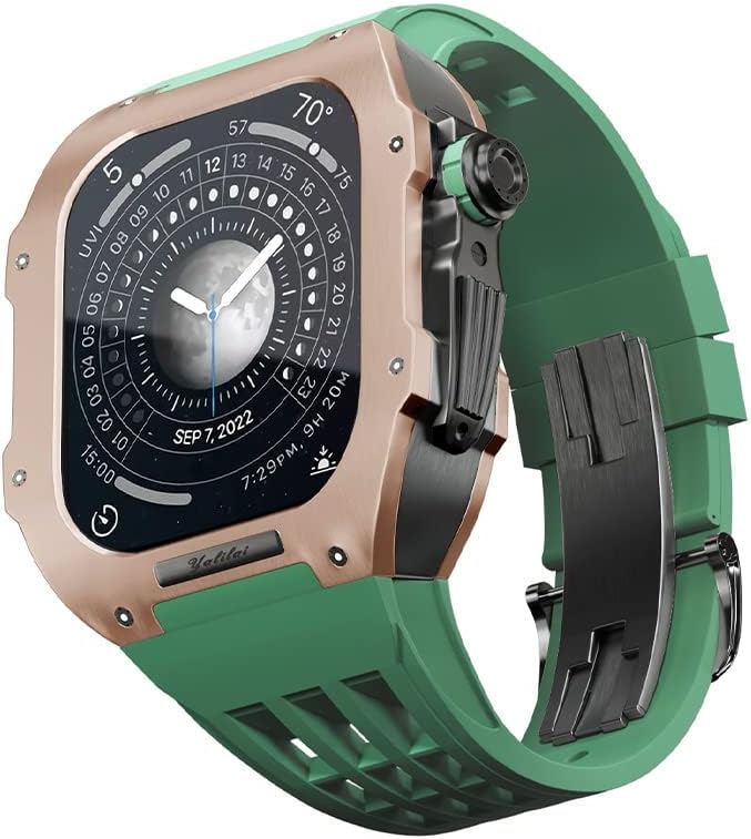 Kanuz komplet za modifikaciju satova, luksuzni remen za satove za Apple Watch 8 Ultra 45 mm luksuzni vit -remen titanij za IWatch 7