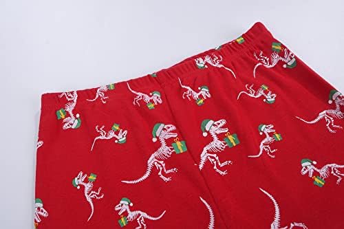 Joyond božićna pidžama za dječake djevojčice, božićna pidžama za djecu, Snug-Fit dugi rukav PJS pamučne hlače set