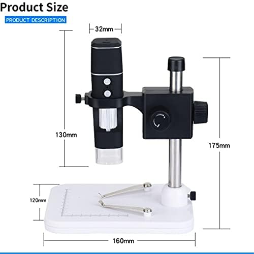 Prijenosni mikroskop od 1000 do 1080 do digitalni za popravak mikroskopa mobilnog telefona računala s nosačem mikroskopa